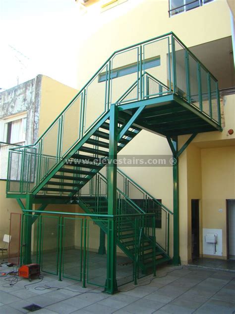 Emergency Stairs, Staircases for Emergency and Services, Fire, Safety Staircases.