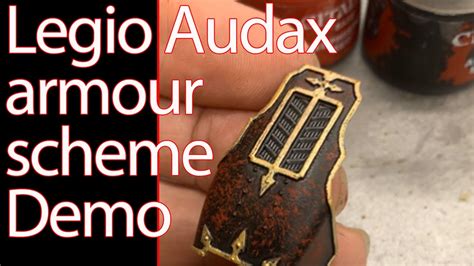 Legio Audax armour scheme demo. - YouTube