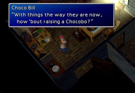 Chocobo Breeding - FF7 Walkthrough