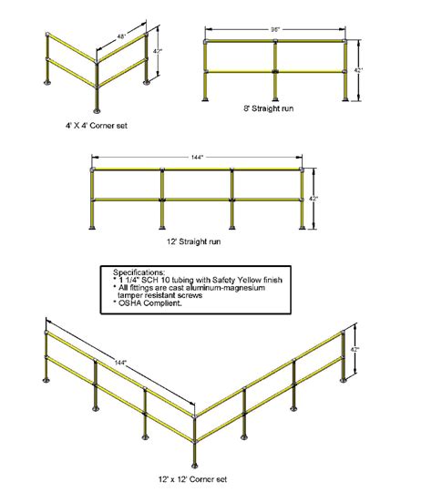 Industrial Railing Height | Railing Design Construct