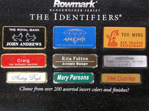 Engraved Name Badges - Premier Engraving