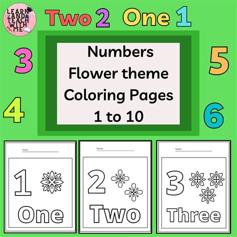 Numbers 1-10 Coloring Pages | Made By Teachers