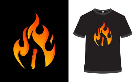 Fire I Letter T-Shirt Design Graphic by naztudio · Creative Fabrica