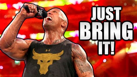 The Rock's Most Legendary WWE Catchphrases - YouTube