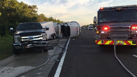 Bear causes major crash on I-75 in Southwest Florida