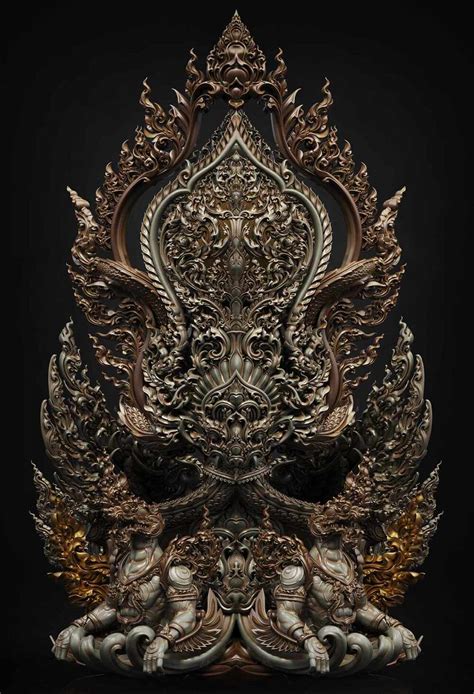 The combination of contemporary Thai art with the belief in Buddhism - ZBrushCentral