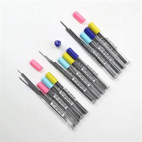 4pcs/lot 2.0mm Mechanical Pencil Lead Refill Tube HB 0.9mm Automatic pencil Refills For School ...