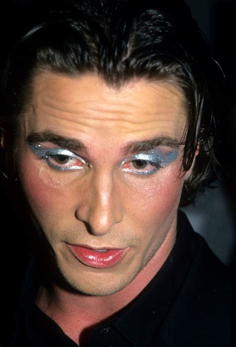 Remember when Christian Bale wore a sweep of silver eyeshadow to the ...