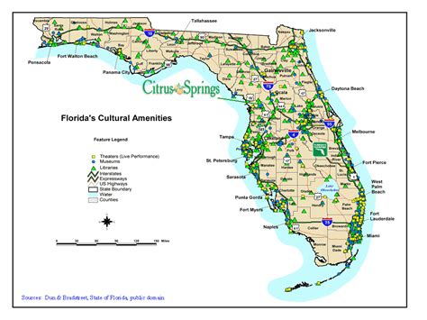 Florida Tourist Attractions Map - Tourist Destination in the world