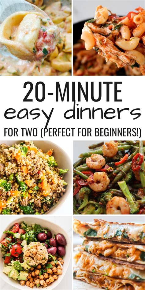 Two Weeks Of Ultra Easy Dinner Recipes | Recipe | Fast dinner recipes, Healthy meals for two ...