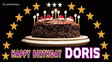 Happy Birthday Doris images gif