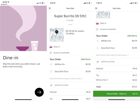 Uber Eats invades restaurants with Dine-In option | TechCrunch