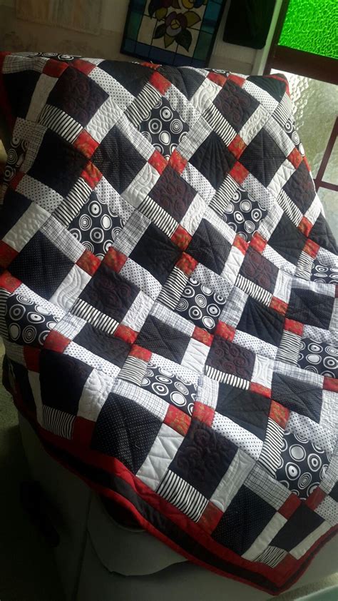 Image result for free black white and red quilt patterns | Black and ...