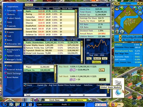 Stock Market Simulation (Global) - Capitalism Lab