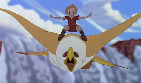 Cody Riding Marahute Golden Eagle Rescuers Down Under Disney | Disney animated films, Disney ...