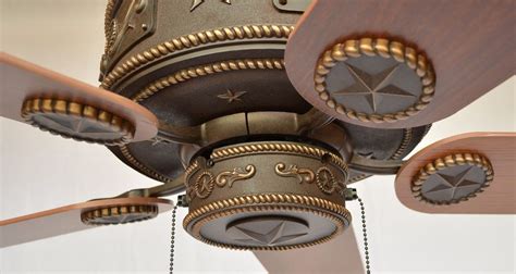 Cooper Canyon Western Star Ceiling Fan - Rustic Lighting and Fans