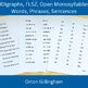 OG - Digraphs, FLSZ, Open Monosyllable List of Words, Phrases, and Sentences