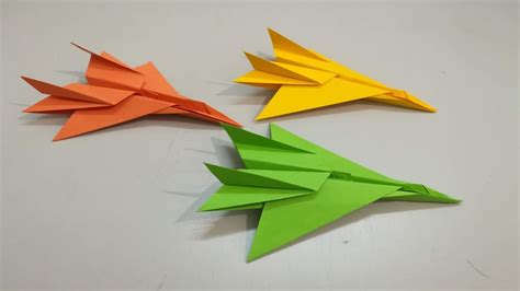 DIY : Paper Airplanes Craft - Paper Airplane Making - Origami - YouTube