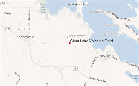 Clear Lake Volcanic Field Mountain Information