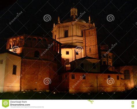 Night Photo of the City of Milan in Italy Stock Photo - Image of city ...