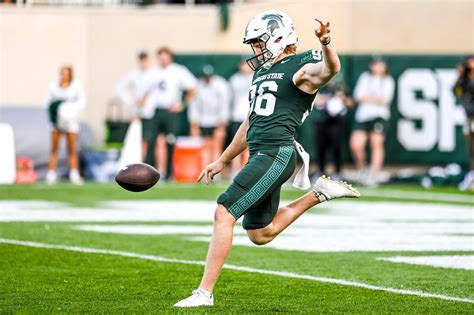 Michigan State football punter Ryan Eckley named to…