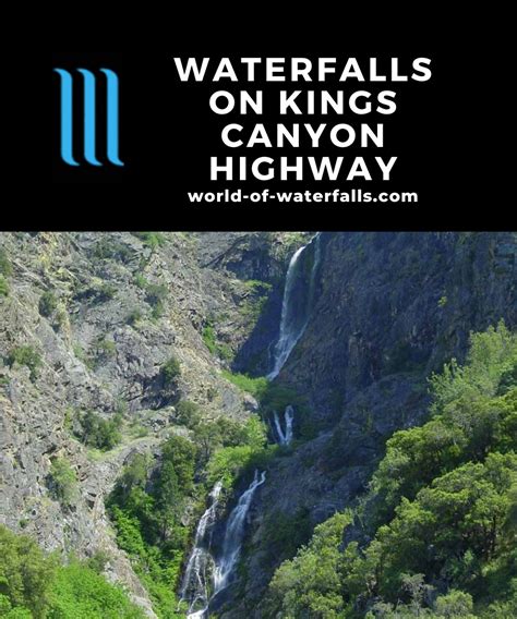 Waterfalls on Kings Canyon Highway - World of Waterfalls