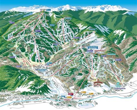 Beaver Creek Ski Map | Color 2018