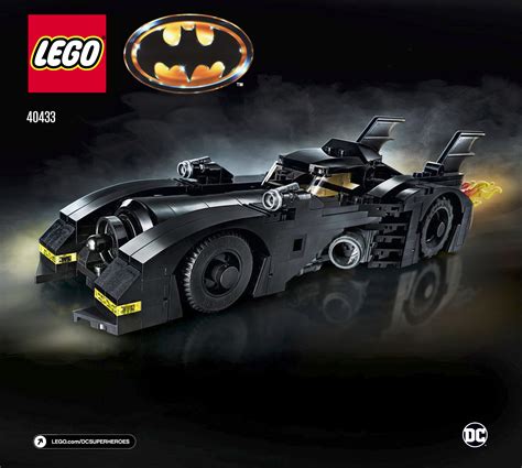 LEGO Batman 1989 Batmobile Limited Edition (40433) Building Instructions Released!