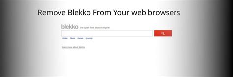 How To Remove Blekko Search Virus From Web browsers