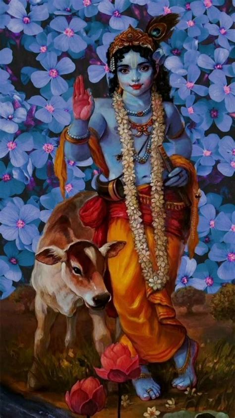 karpura gauram karunavataram 🥰 | Krishna art, God illustrations, Krishna painting