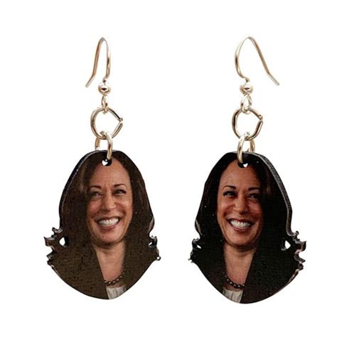 Kamala Harris Earrings T043 - Etsy