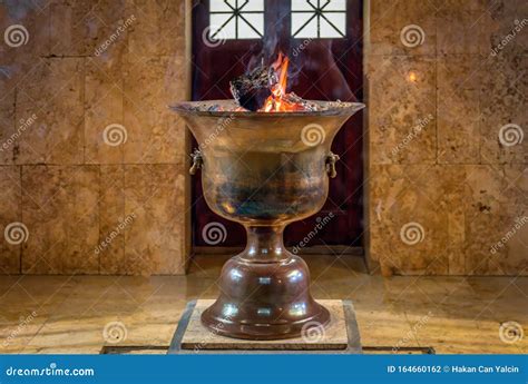 The Eternal Fire in Ateshkadeh Zoroastrian Fire Temple in Yazd, Iran Editorial Photography ...