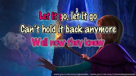 Idina Menzel - Let It Go (from "Frozen") [Lower Key Karaoke ...