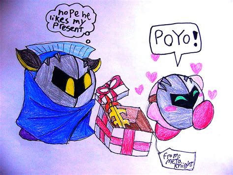 Metaknight's gift for Kirby by Rotommowtom on DeviantArt