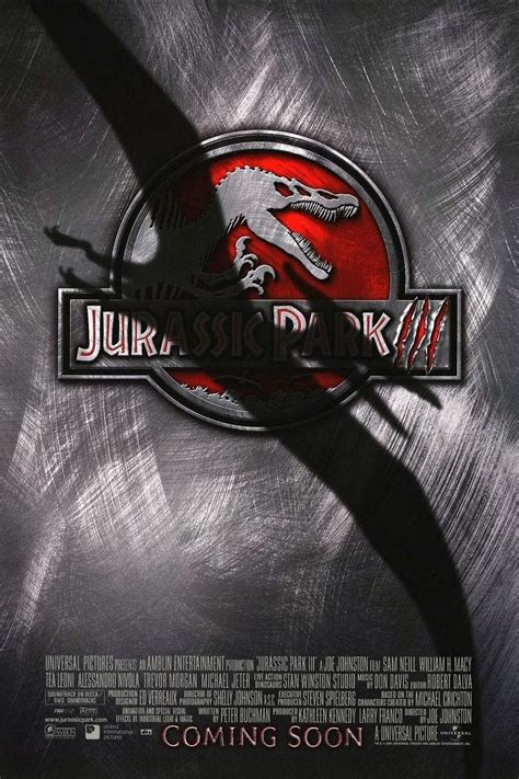 Universal Pictures (presents) Amblin Entertainment | Jurassic park ...