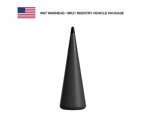 W87 Warhead / MK-21 Reentry Vehicle / Peacekeeper ICBM Thermonuclear ...