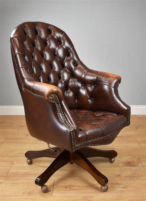 Antiques Atlas - 20th Century Vintage Leather Desk Chair