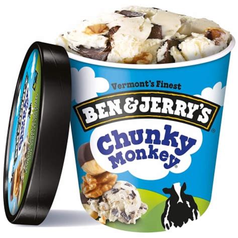 Ben & Jerry's® Chunky Monkey Ice Cream, 8 ct / 16 oz - Fry’s Food Stores