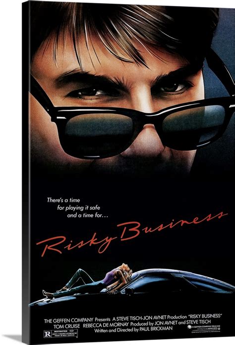 Risky Business - Movie Poster Wall Art, Canvas Prints, Framed Prints ...