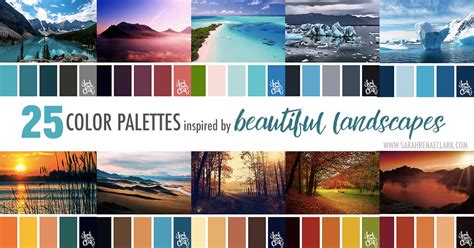 color palette for landscape painting - howtoapplyeyeshadowstepbystep