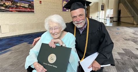 72-Year-Old Graduates College with His 99-Year-Old Mother at His Side ...