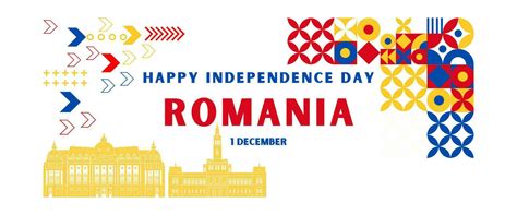 Romania national day for independence day anniversary, with maps of ...