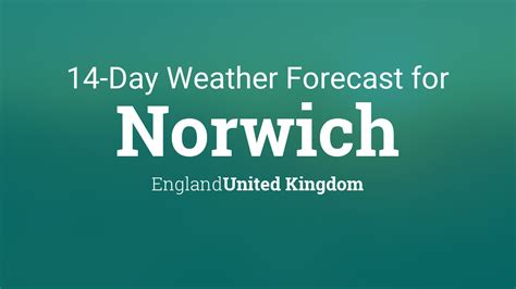 Norwich, England, United Kingdom 14 day weather forecast