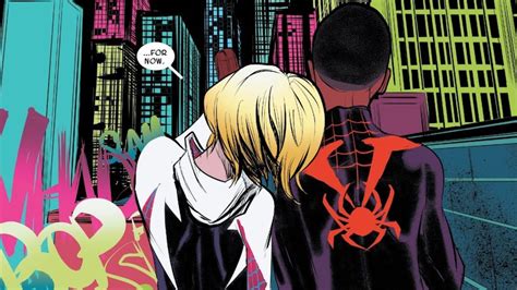 Spider Gwen original comic style art portrait spider-man miles morales spiderman SpiderGwen ...