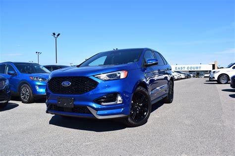 #2020 #Ford #Edge #STLine in Atlas Blue Metallic! "Looks Good" as per CarAndDriver.com Comes ...