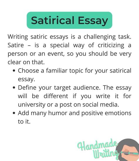 How to Write a Satire Essay: Tips & Examples | HandmadeWriting