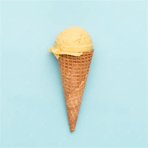 Premium Photo | Delicious ice cream in waffle cone