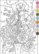 Free Printable Color By Number Coloring Pages  Best For sketch template
