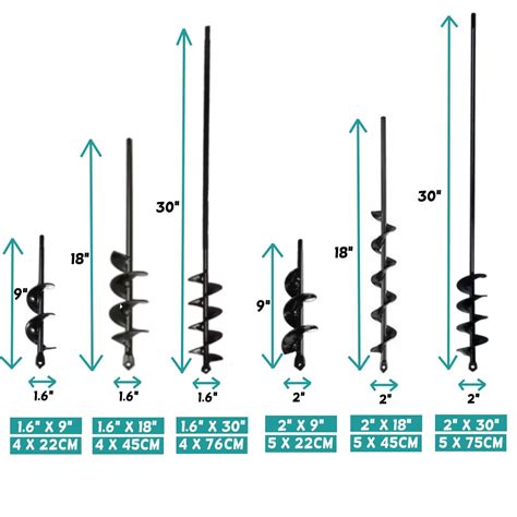 Garden Auger Drill Bit For Planting