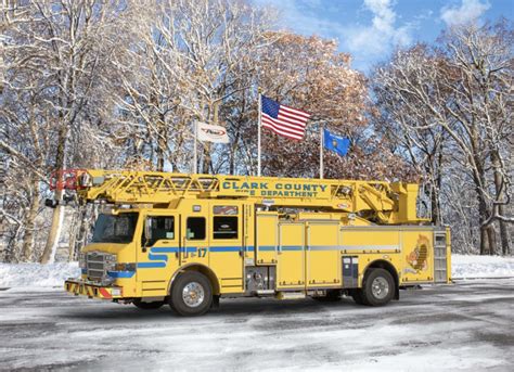 Cool Fire Truck with American Flag